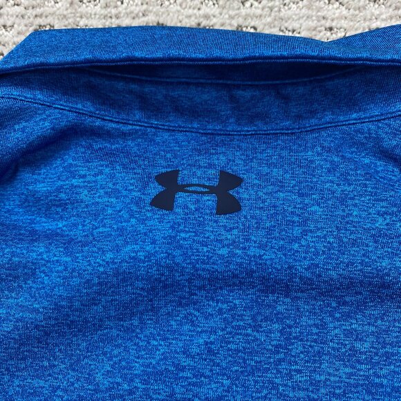 UNDER ARMOUR UA Golf Shirt Men Large Blue The Playoff Polo Loose Outdoor Golfer - Picture 8 of 11